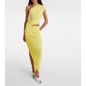 ALAÏA Ruched cutout jersey gown Size FR40(US8) $3490